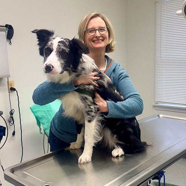Portrait of Dr. Berntson, veterinarian