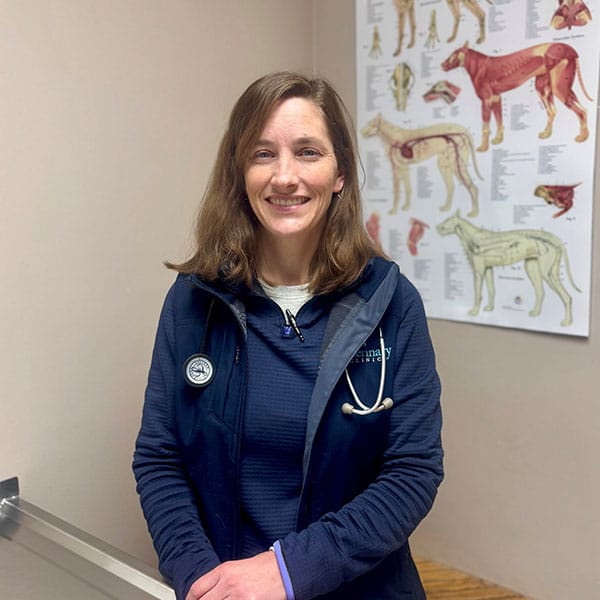 Portrait of Dr. McDonald, veterinarian